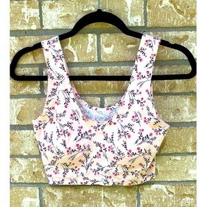 NWOT Laura Ashley Smooth Finish Floral Bralette
